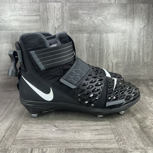 Nike Force Savage Elite 2 TD Mens Football Cleats Black Size 12 CI1710-001 New - Picture 1 of 8